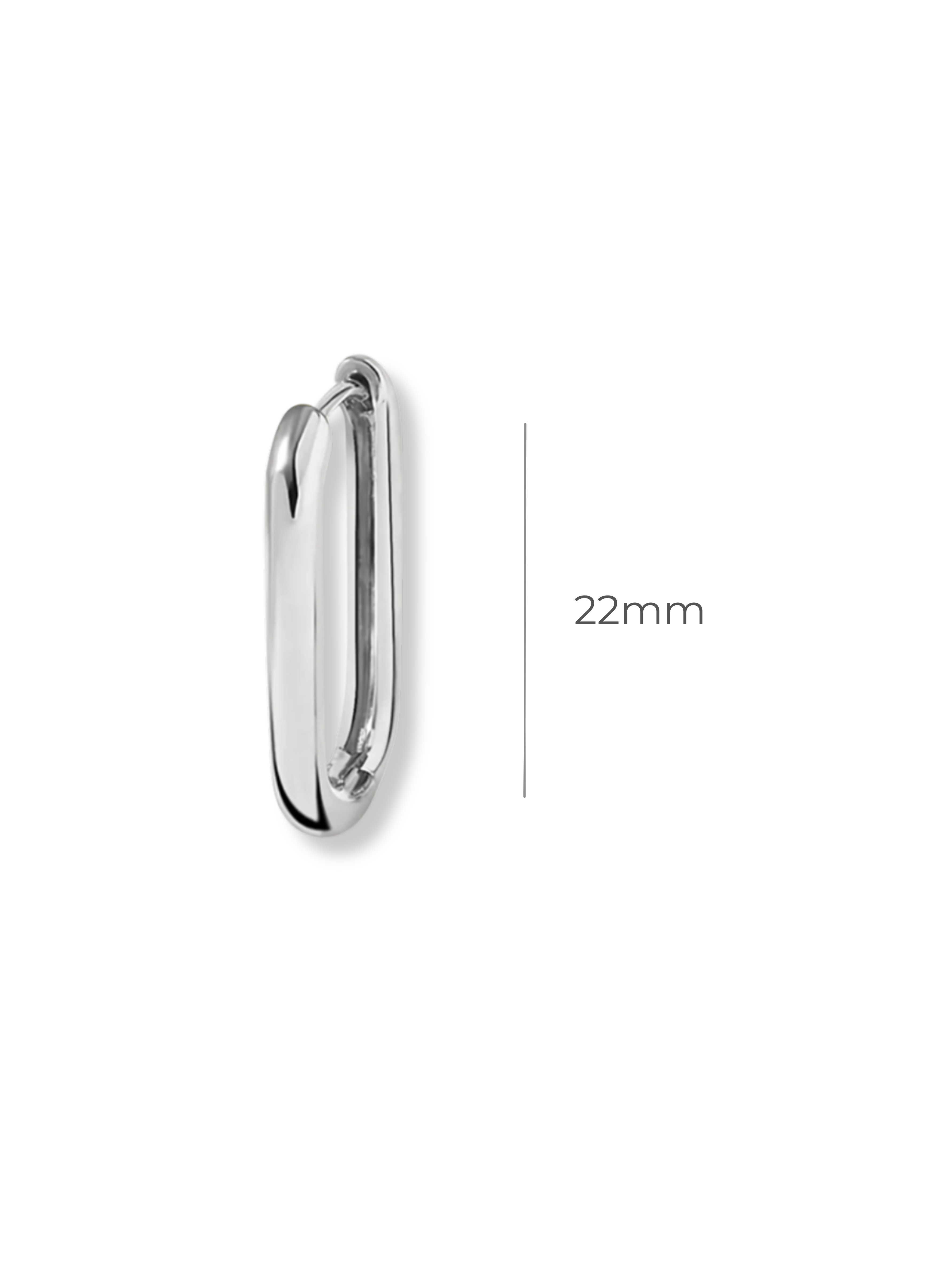 Creolen-Set Ovale Creolen "Luna" – gold oder silber, minimalistisch & clean