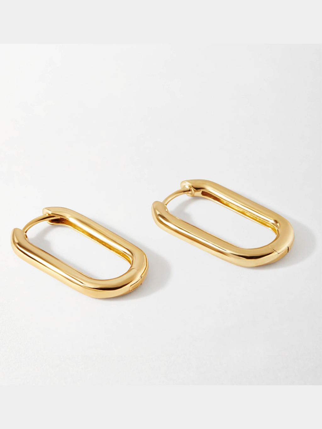 Creolen-Set Ovale Creolen "Luna" – gold oder silber, minimalistisch & clean