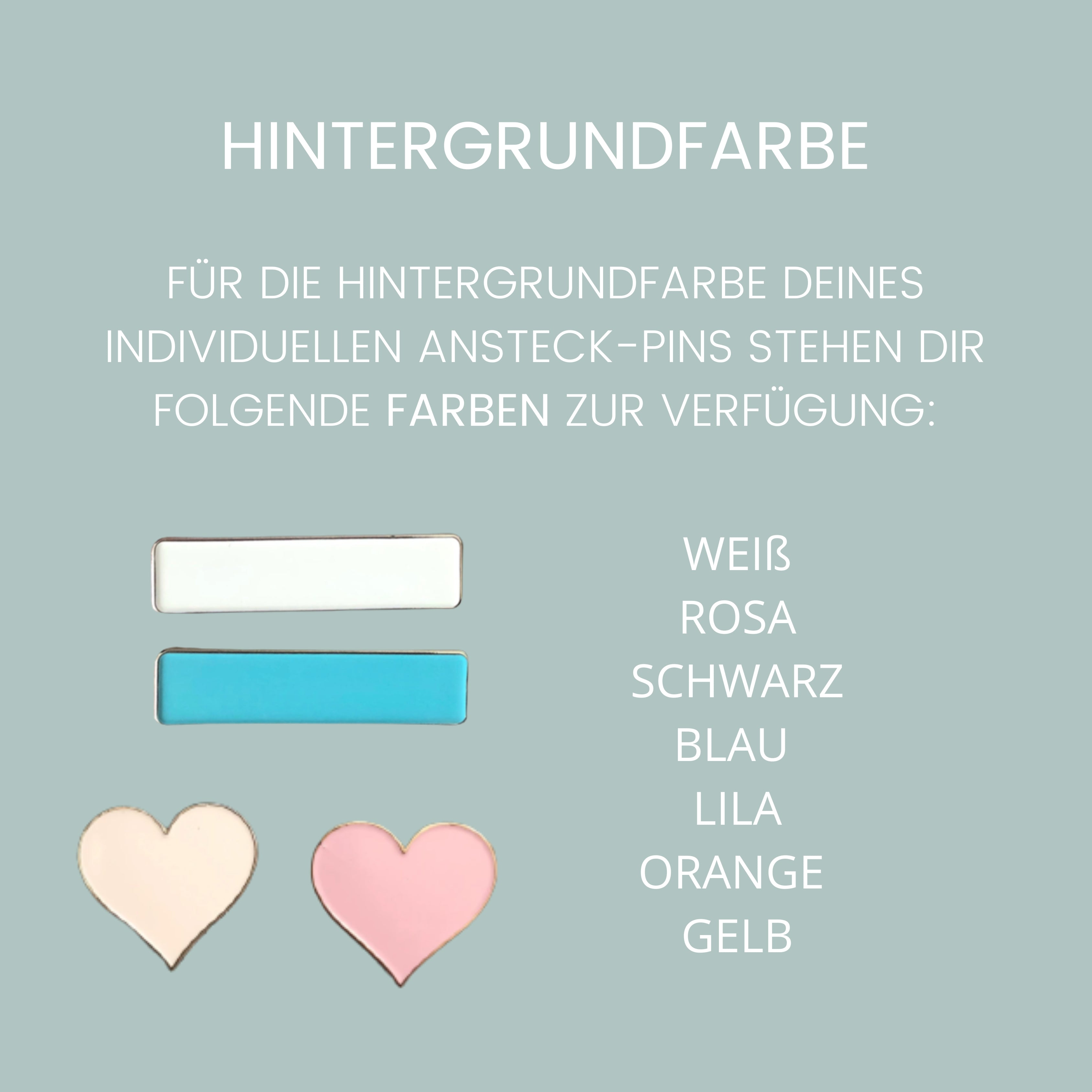 Individualisierbarer Ansteck-Pin – Dein Moment. Dein Design.