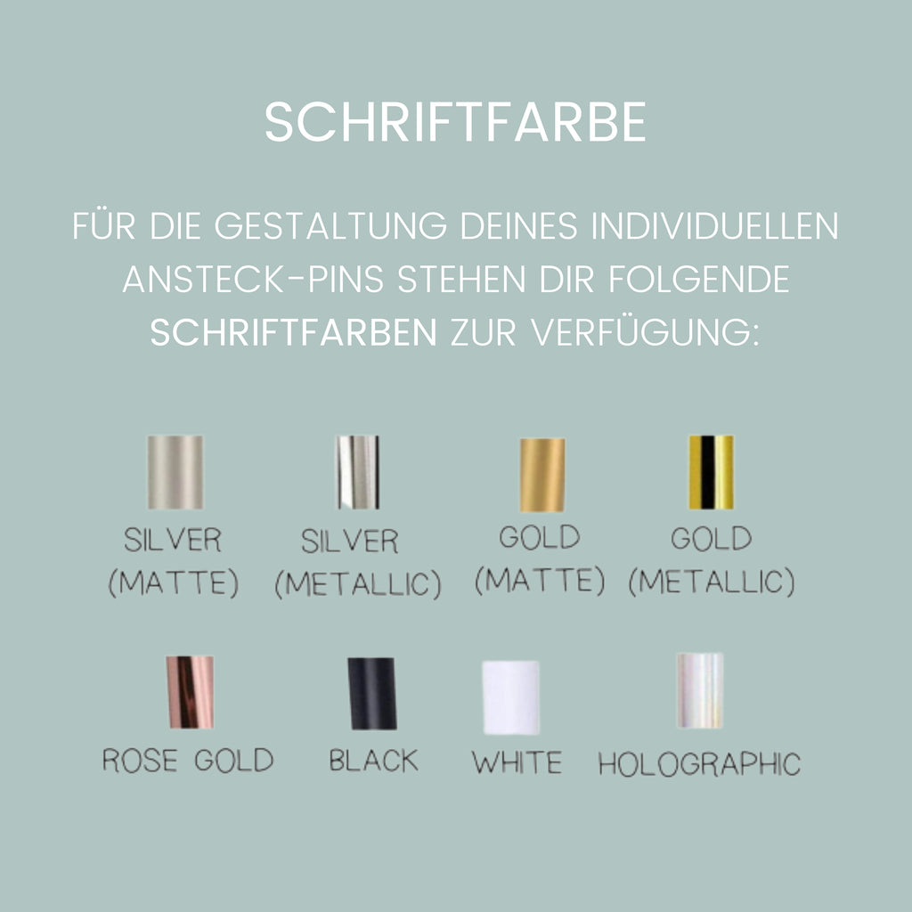 Individualisierbarer Ansteck-Pin – Dein Moment. Dein Design.