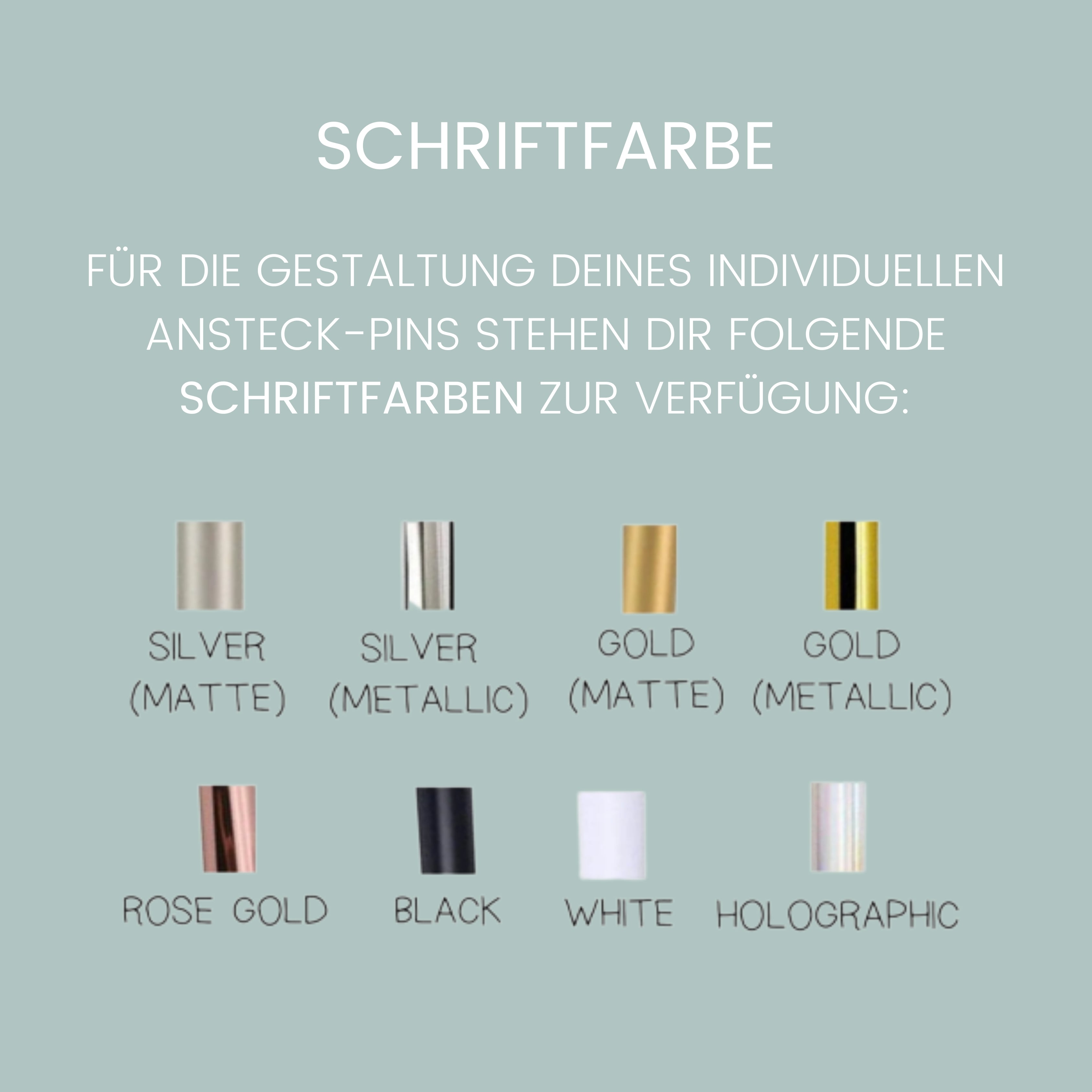Individualisierbarer Ansteck-Pin – Dein Moment. Dein Design.