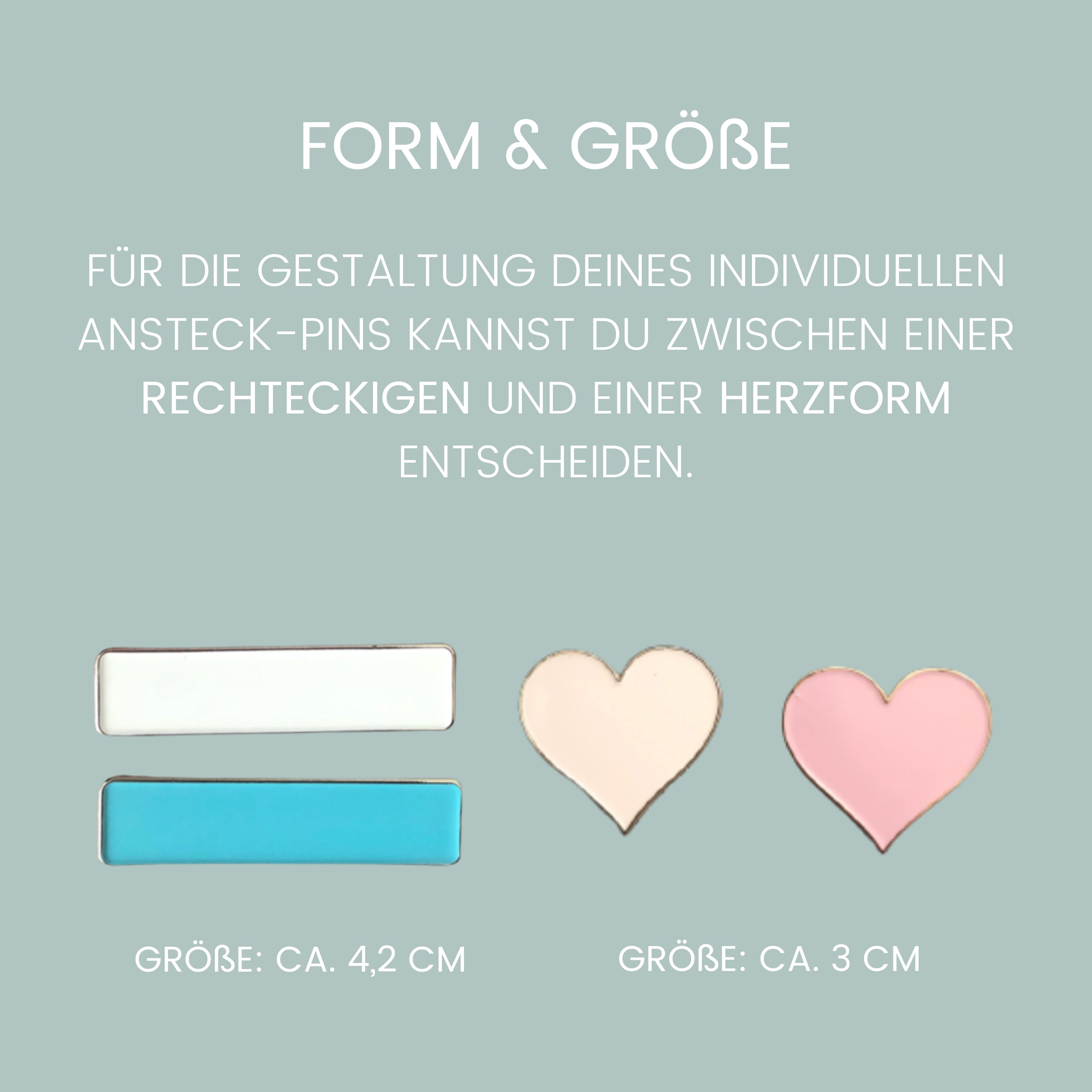 Individualisierbarer Ansteck-Pin – Dein Moment. Dein Design.