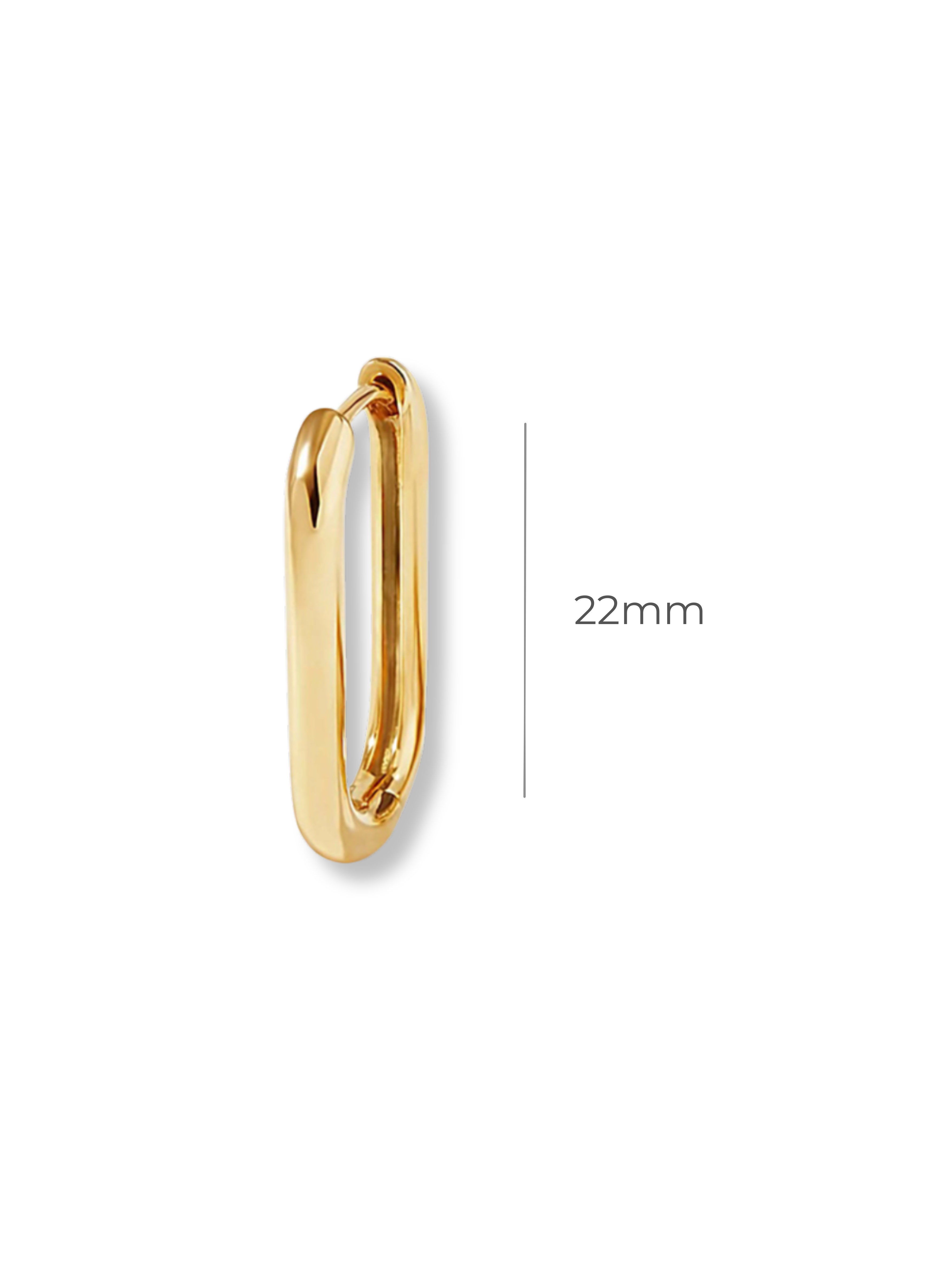 Creolen-Set Ovale Creolen "Luna" – gold oder silber, minimalistisch & clean