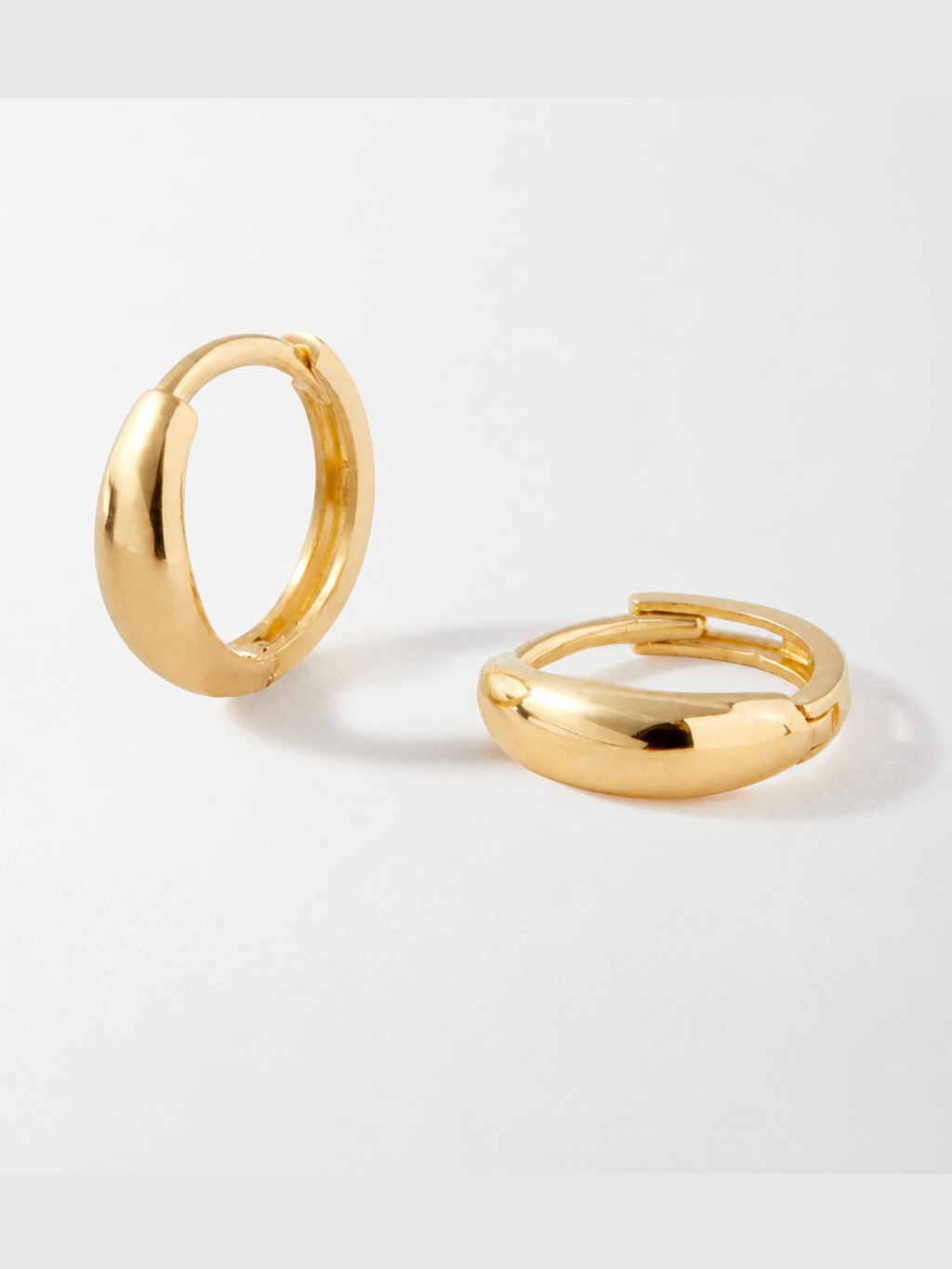 Creolen-Set Mini Creolen "Ava" – 18K vergoldet, zart & minimalistisch (13mm)