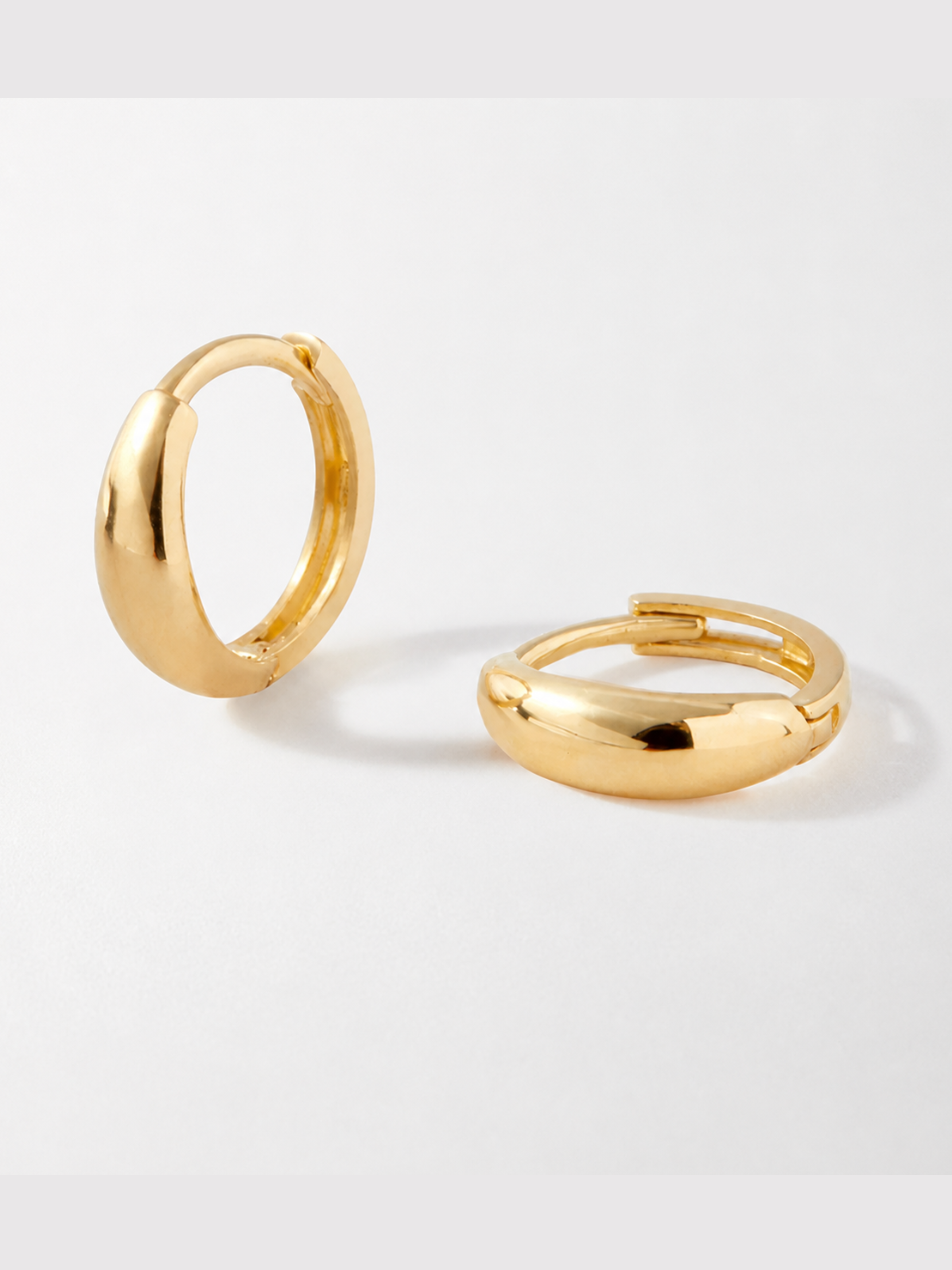 Creolen-Set Mini Creolen "Ava" – 18K vergoldet, zart & minimalistisch (13mm)