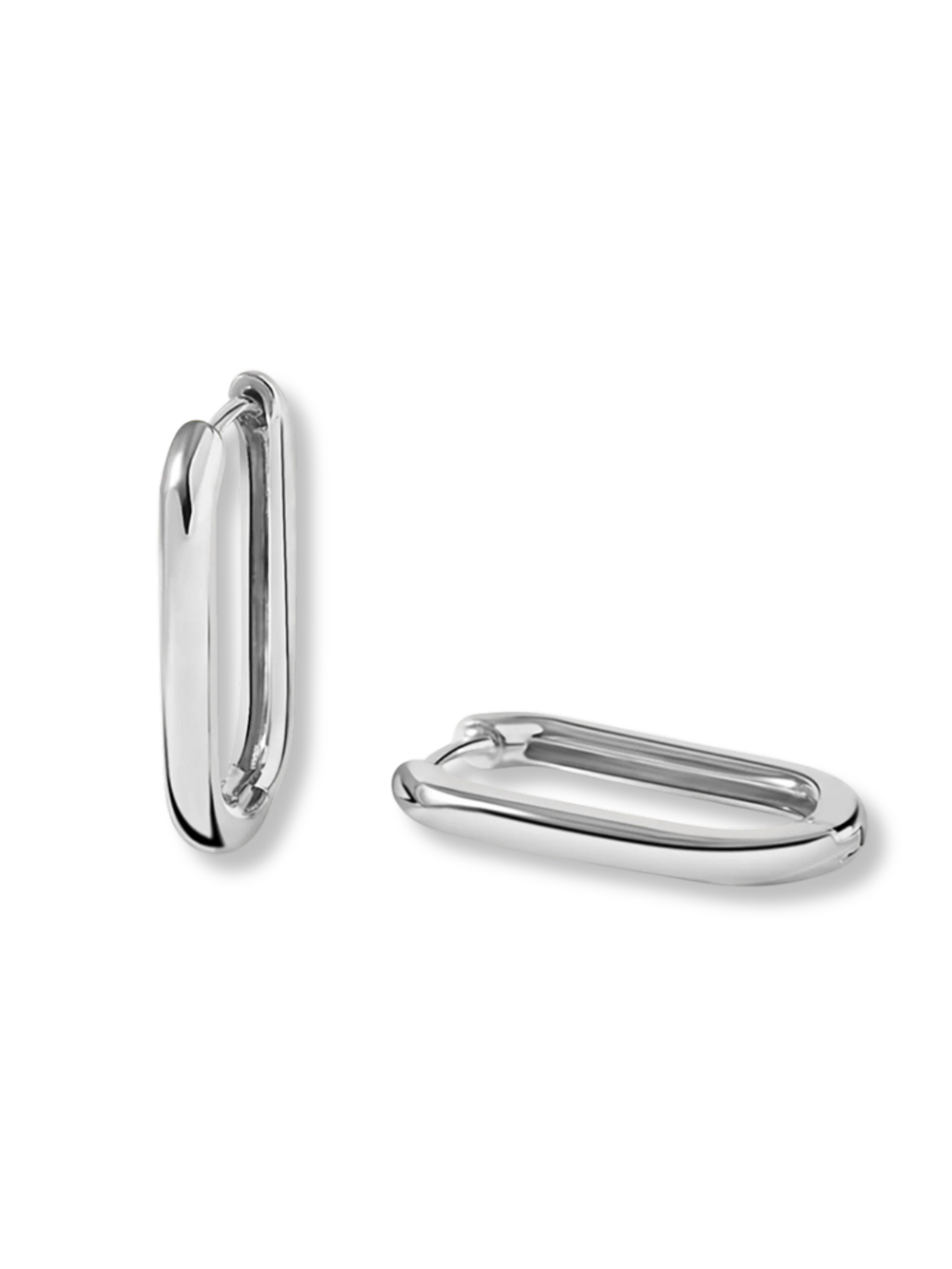 Creolen-Set Ovale Creolen "Luna" – gold oder silber, minimalistisch & clean