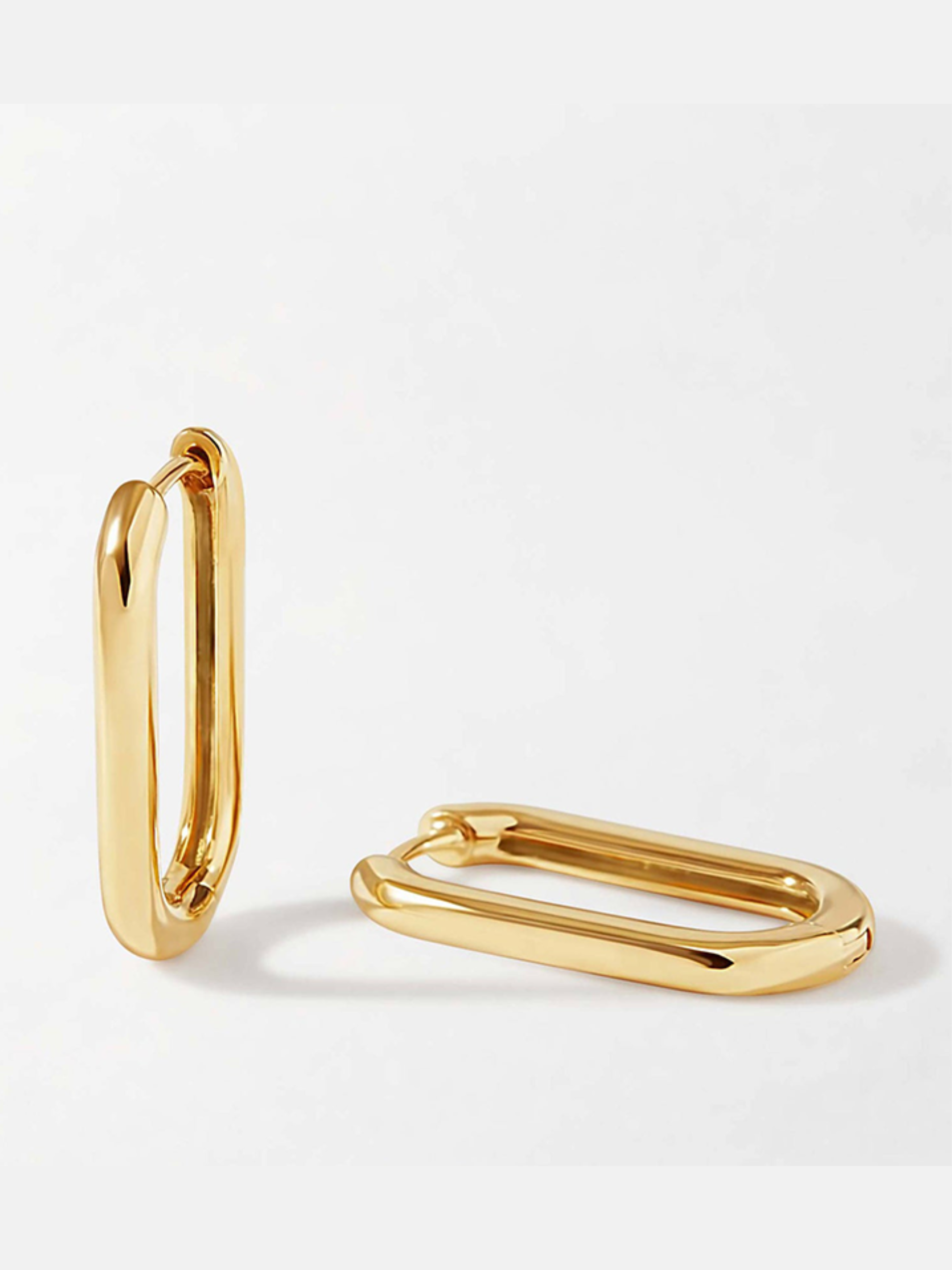 Creolen-Set Ovale Creolen "Luna" – gold oder silber, minimalistisch & clean