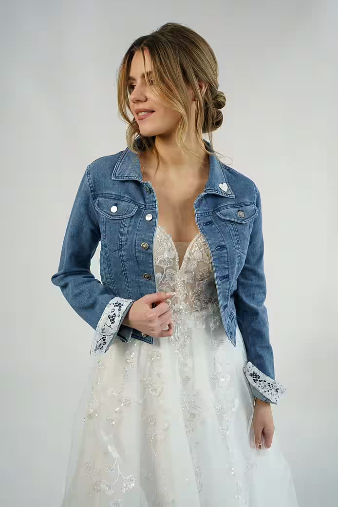 Brosche "Braut" Ansteck-Pin in Herzform, Brosche für die Braut, Hochzeit