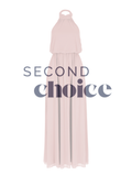 Second Choice: Abendkleid A-Linie Kleid "Aurora" mit Neckholder-Ausschnitt / Farbe altrosa